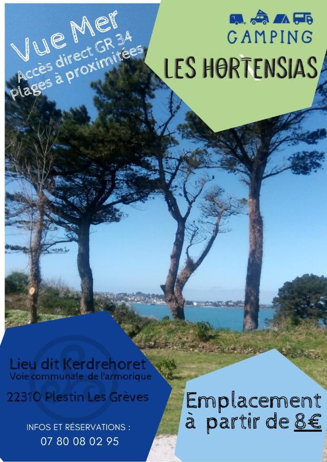 Aire De Camping Car, Caravane, Tente Emplacement Nu Avec Electricite Petit Camping 호텔 Plestin-les-Grèves 외부 사진